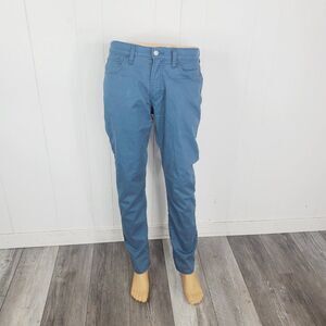 Lucky Brand Men's Blue Medium Wash Denim Slim Straight Jeans Size 31X32